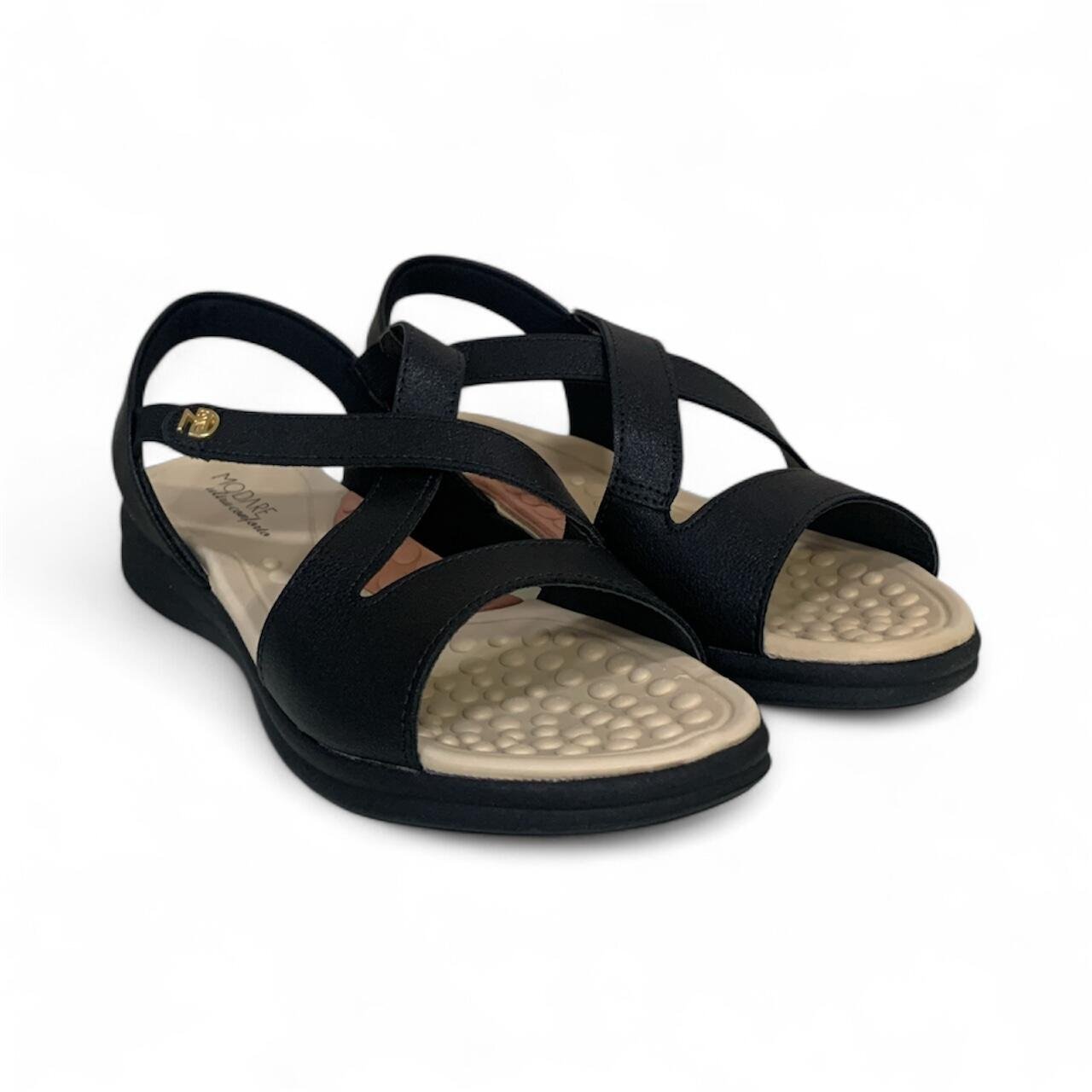 Sandália Feminina Modare Ultraconforto Massageadora 7174.121 Preto 2