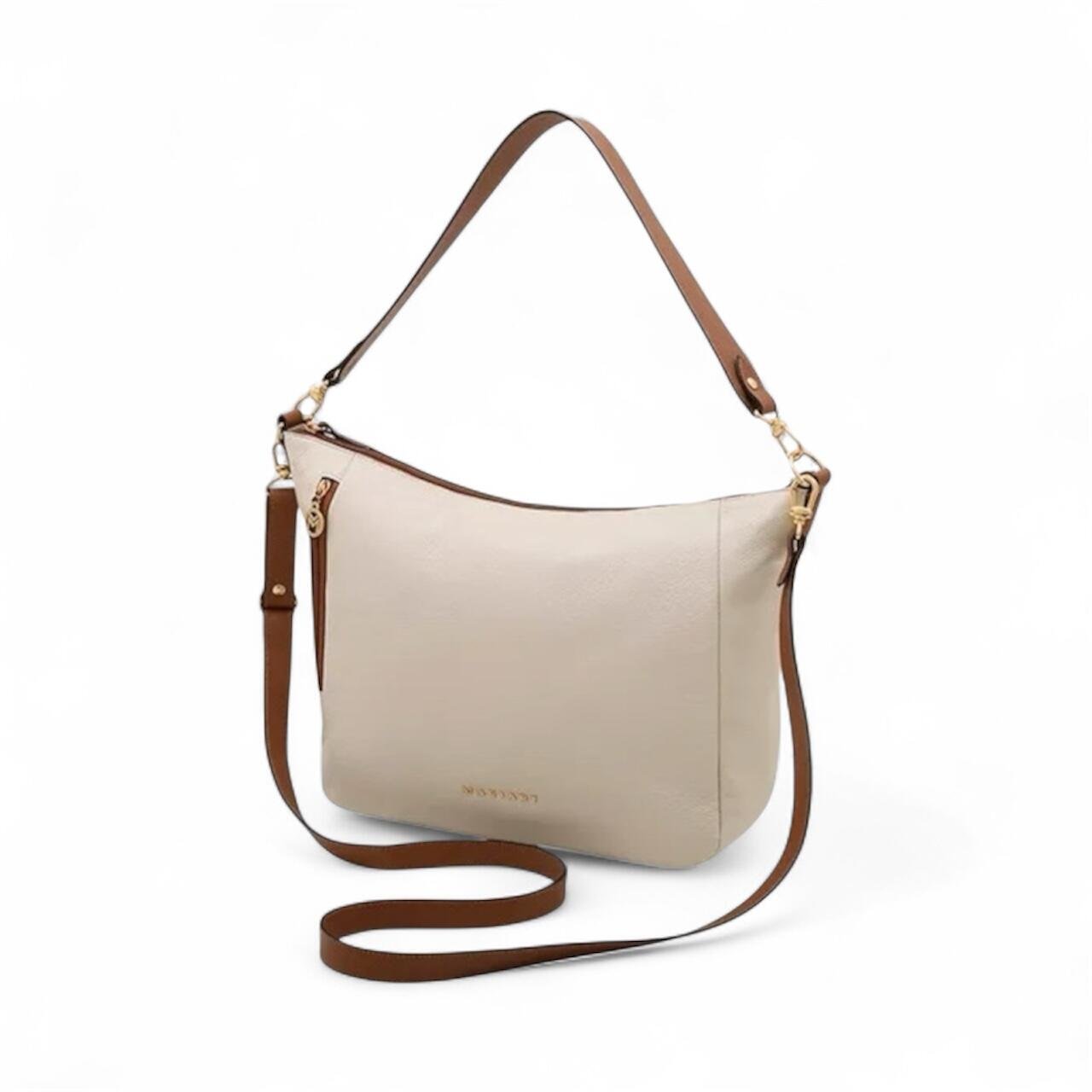 Bolsa Transversal Mariart em Couro Lagos Branco 2