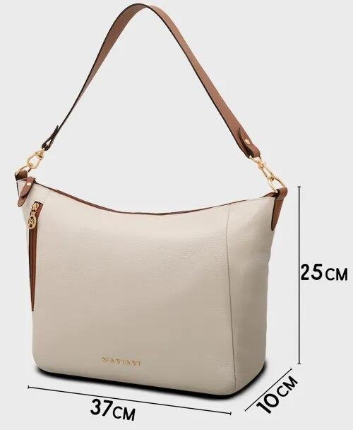 Bolsa Transversal Mariart em Couro Lagos Branco 6