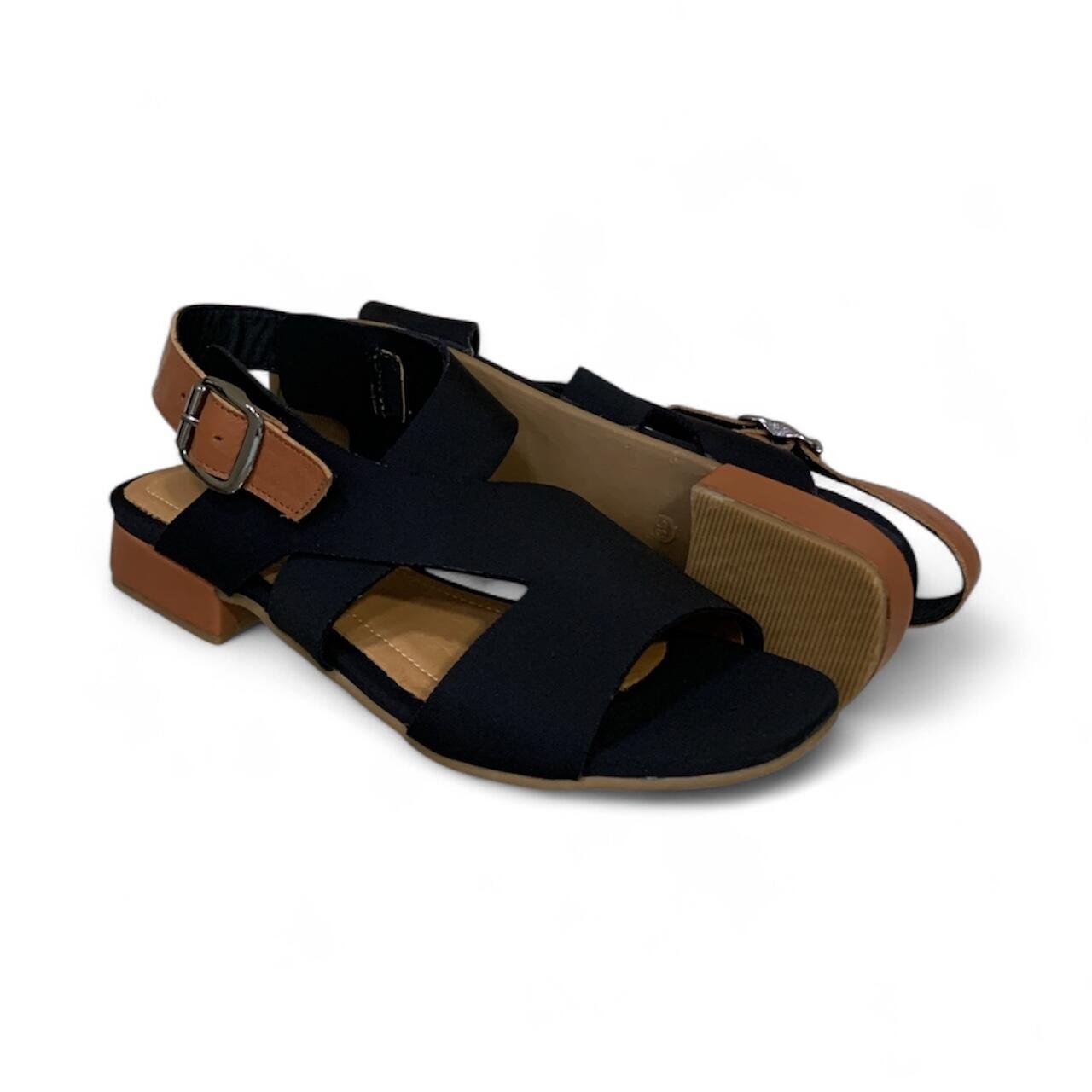 Sandália Feminina Moscardini em Lycra 411053 Preto 4