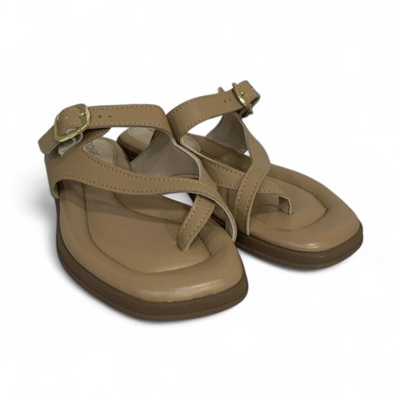 Tamanco Modare Ortopédico Feminino Rasteirinha Esporão 7212.100 Bege 2