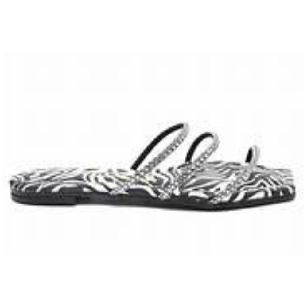 Rasteira Vizzano Strass Zebra 6479.101