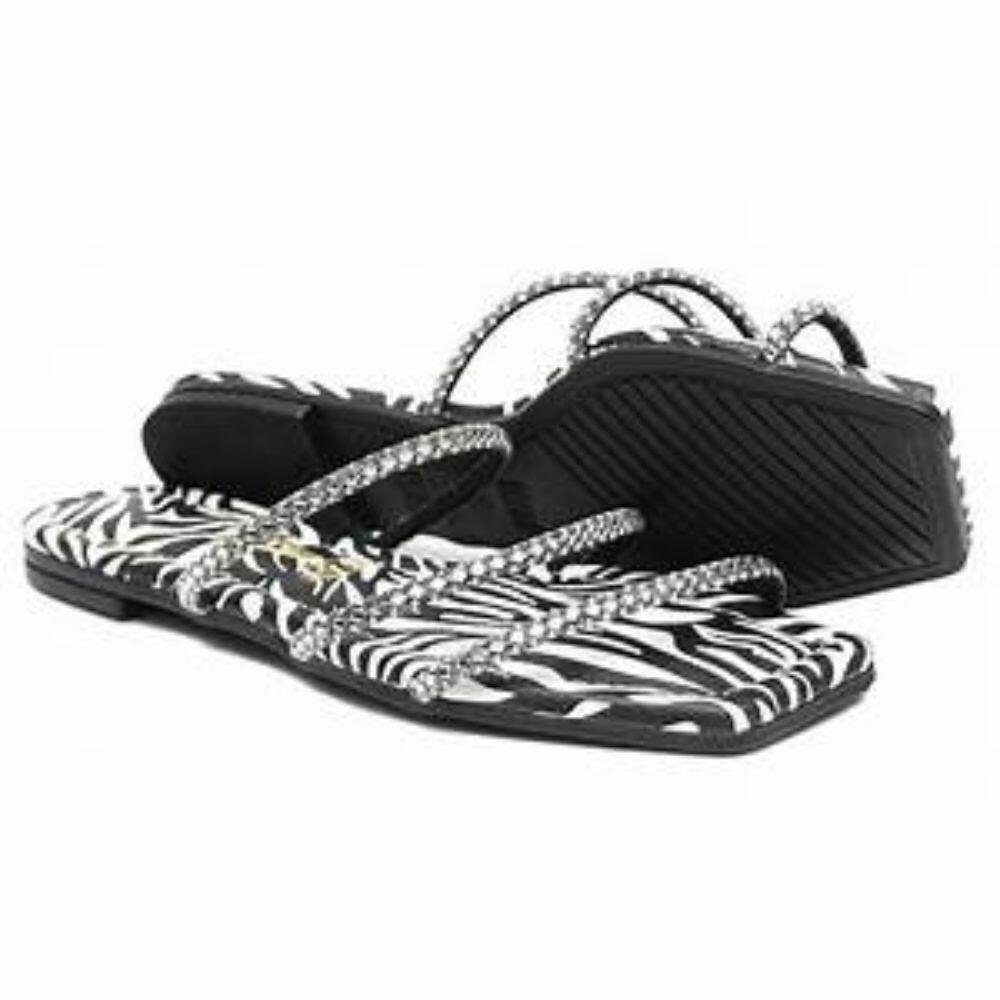 Rasteira Vizzano Strass Zebra 6479.101 Animal Print 3