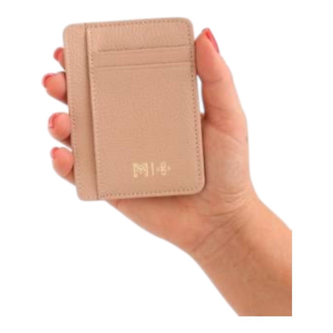 Porta-Cartão Feminino em Couro Mariart 723 Rosa 5