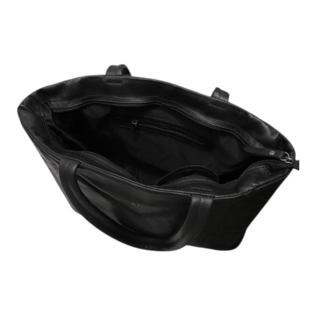 Bolsa Feminina Shoulder Couro Mariart Graviola Preto 2