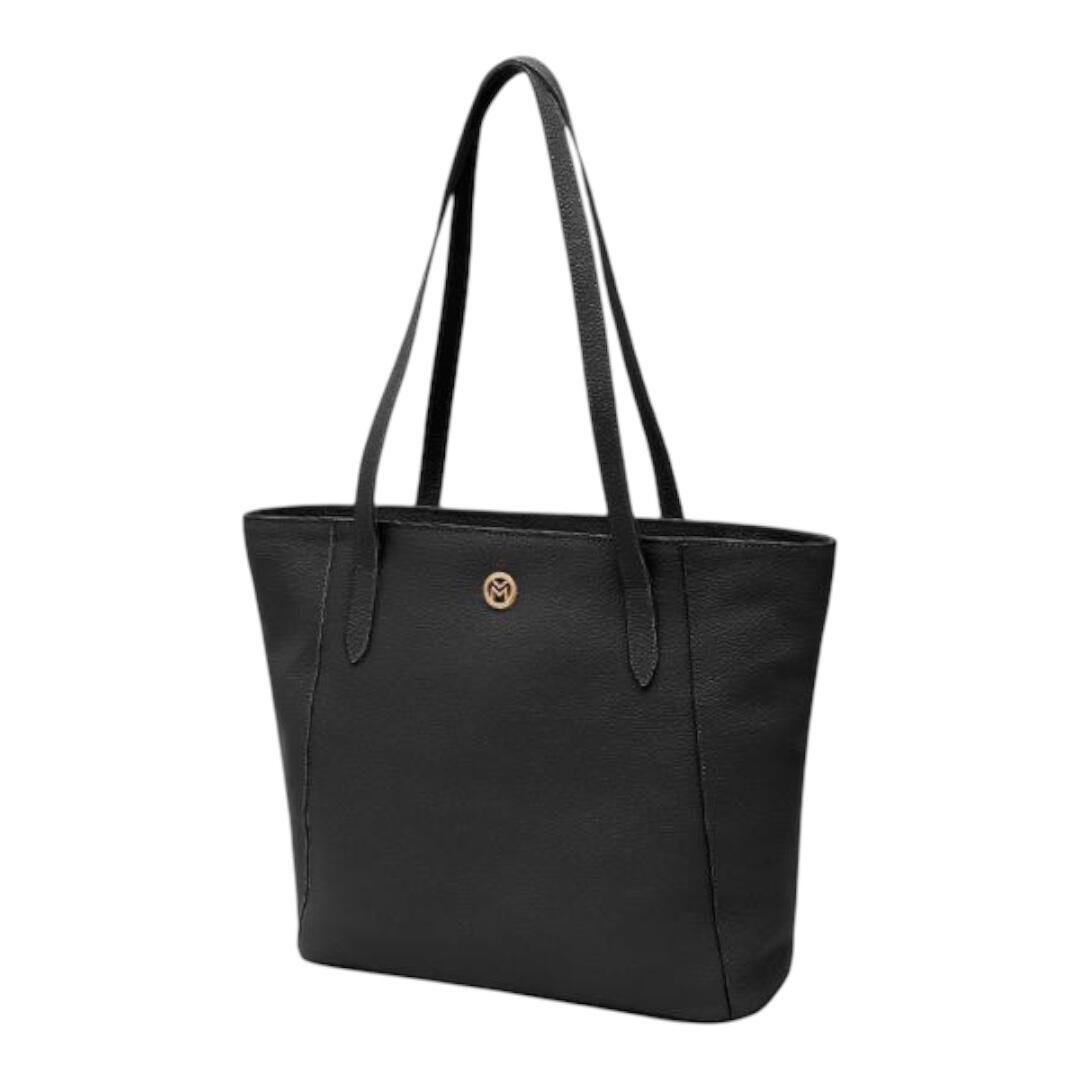 Bolsa Feminina Shoulder Couro Mariart Manacá Preto 2