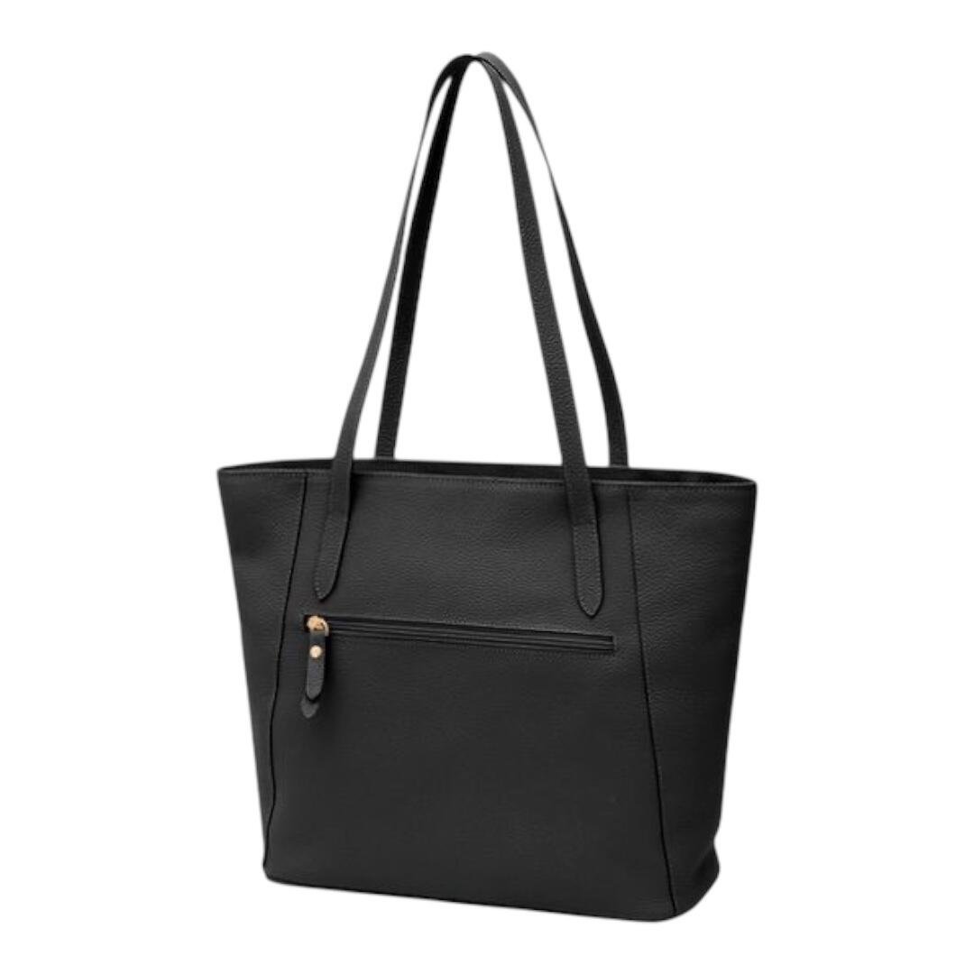 Bolsa Feminina Shoulder Couro Mariart Manacá Preto 4