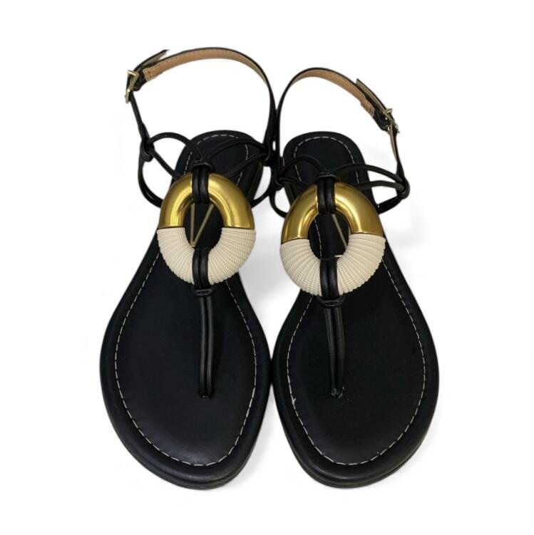 Sandália Feminina Vizzano Rasteira 6371.1001 Preto 4