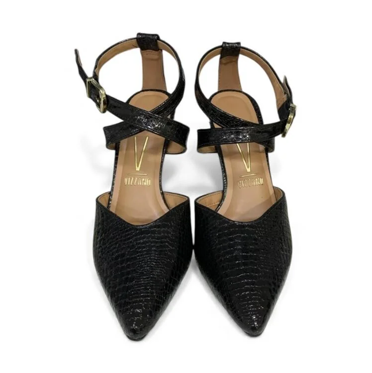 Scarpin Feminino Vizzano 1184.1716 Salto Alto Elegante Preto 5