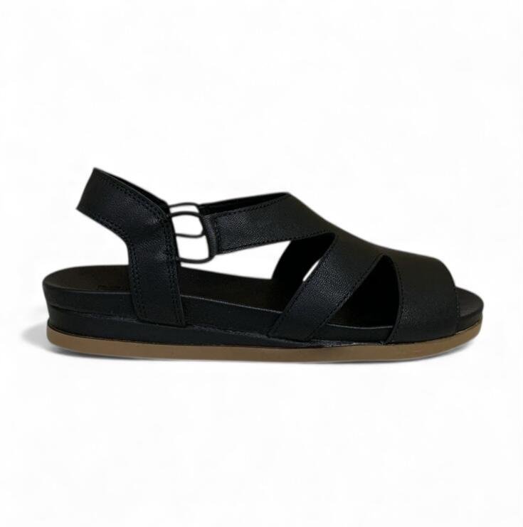 Sandália Feminina Anabela Moscardini em Couro 528011