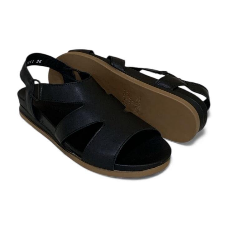 Sandália Feminina Anabela Moscardini em Couro 528011 Preto 3