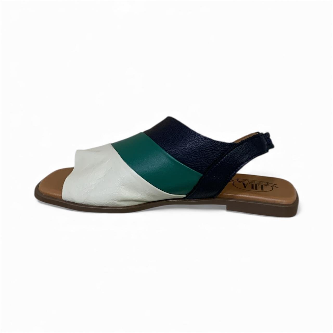 Sandália Feminina em Couro Flat Rasteira Piazza PZ002 Multicores 3