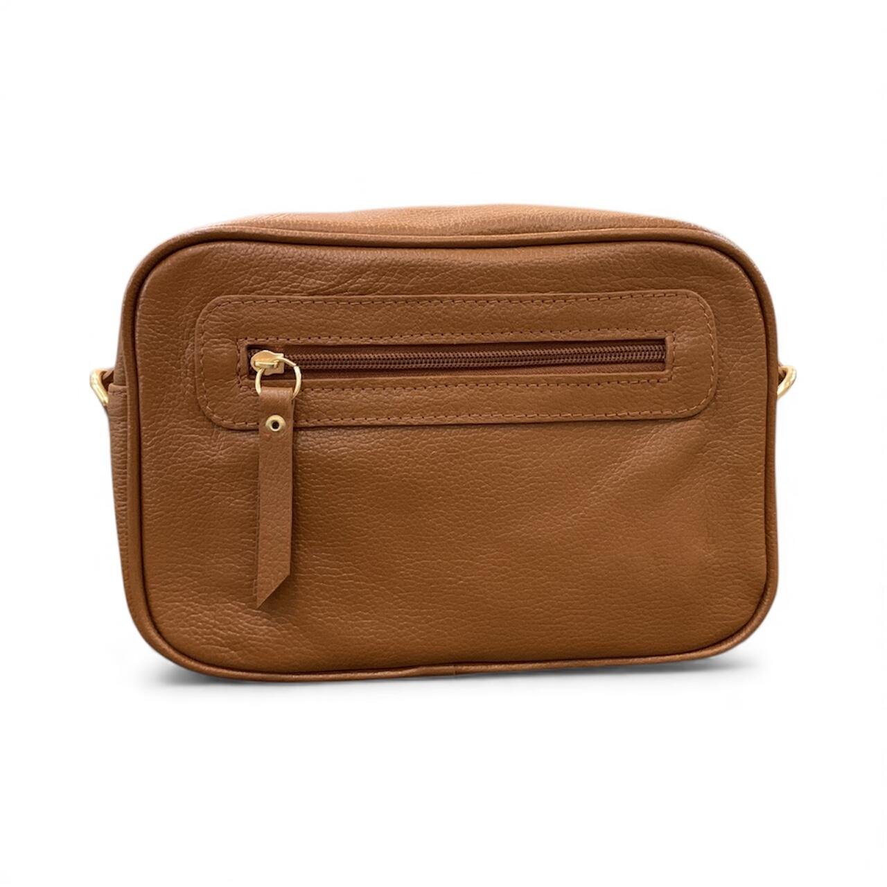 Bolsa Feminina Trasversal de Couro 2414
