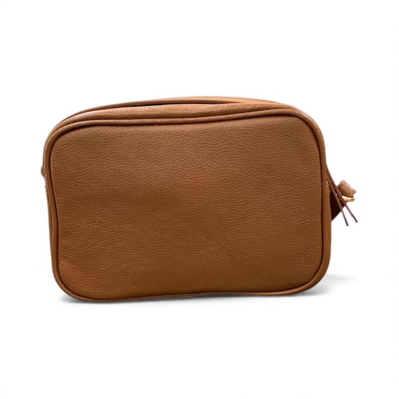 Bolsa Feminina Trasversal de Couro 2414 Marrom 2