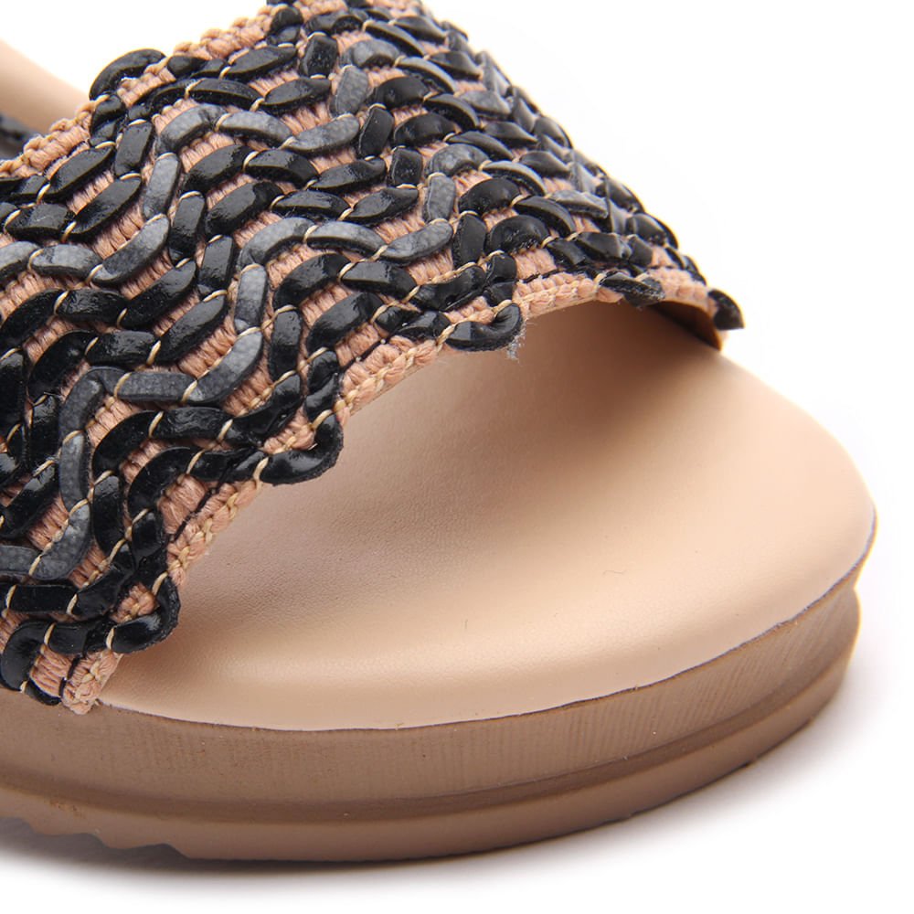 SANDALIA PINK CATS JUVENIL MENINA Preto 4