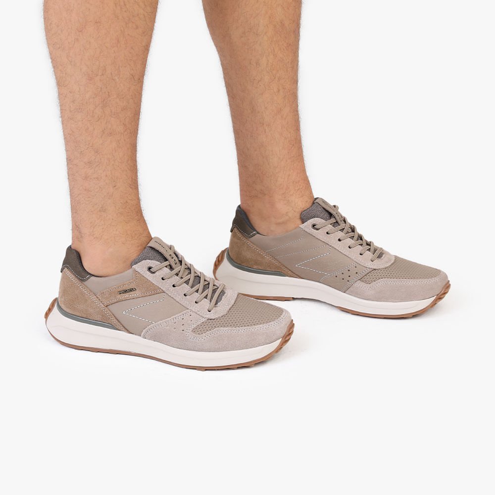 Sapatênis Pegada Masculino Bege 2