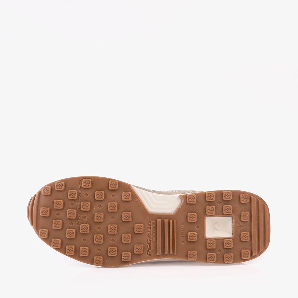 Sapatênis Pegada Masculino Bege 5