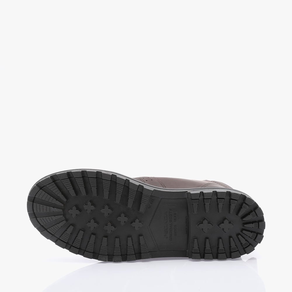 Bota Pegada Masculina em Couro Marrom 4