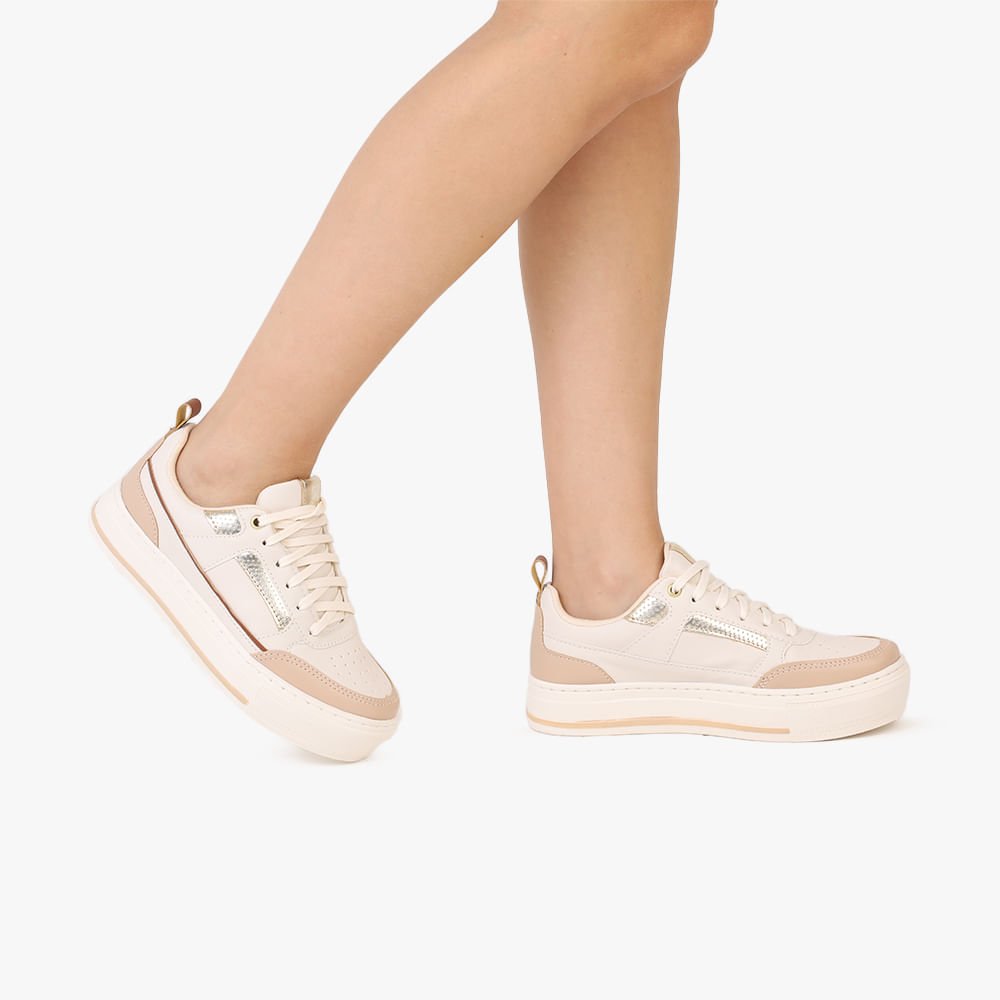 Tênis Casual Bege 2