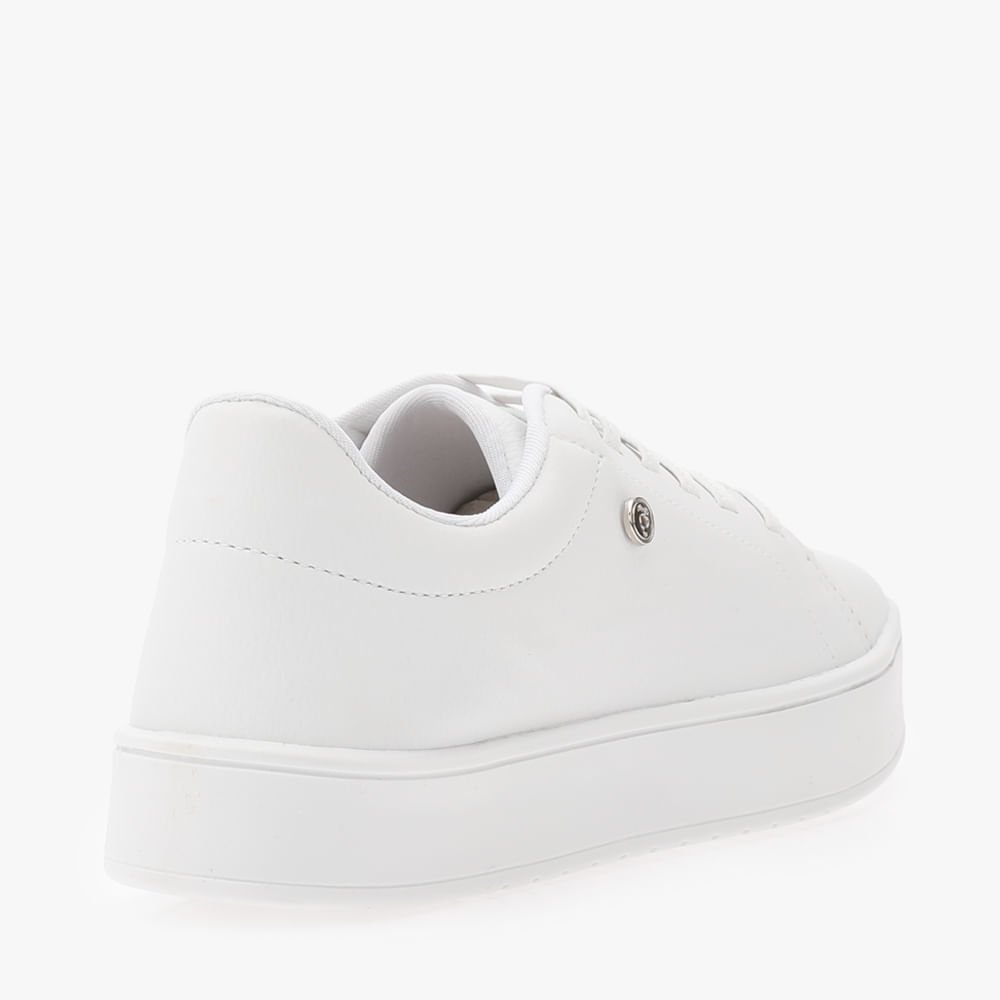 Tenis Casual Basico Branco 3