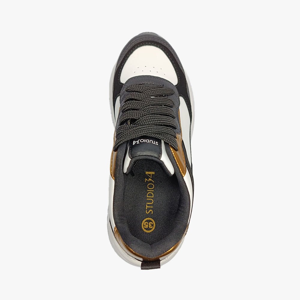 Tênis Casual Chunky Feminino Preto 2