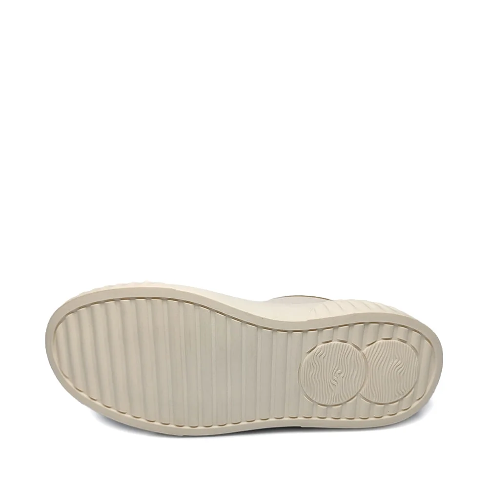 Tênis Casual Plataforma Feminino Bege/Marrom 4