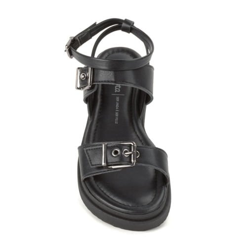 Sandália Dakota Flatform Duas Tiras Preto 2