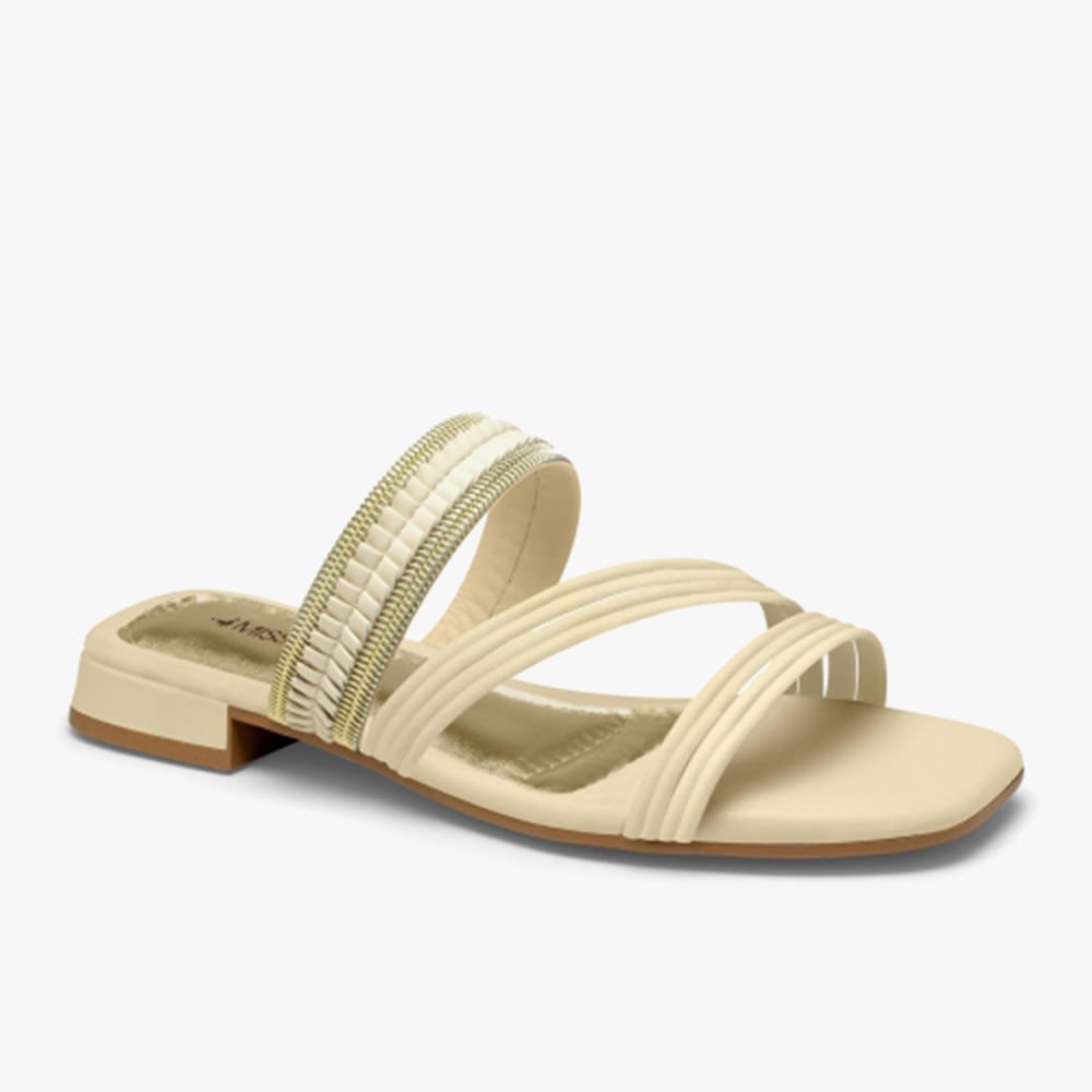 Sandália Rasteira Mississipi Brilho