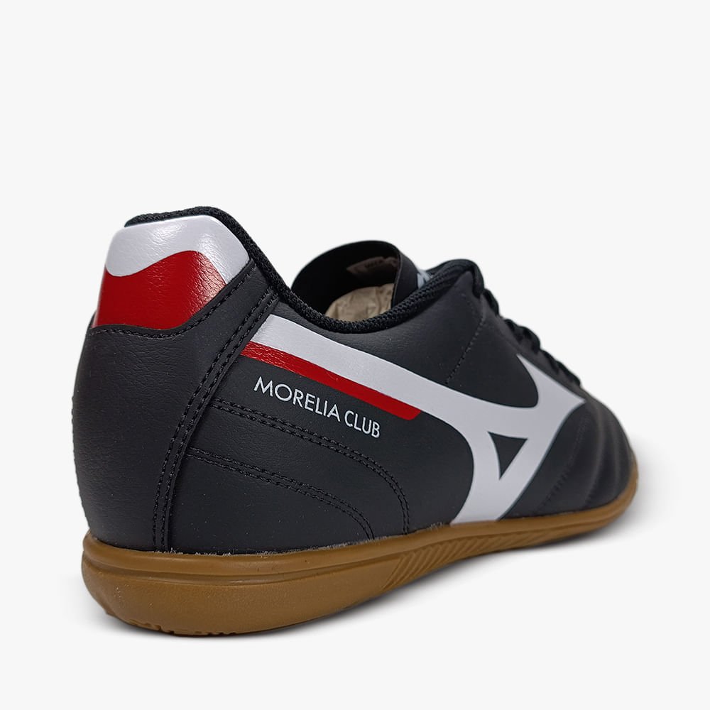 Chuteira Futsal Mizuno Morelia Club Unissex Preto 3