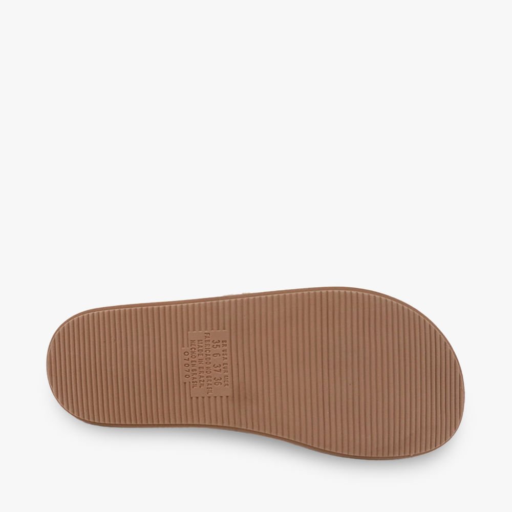 Sandália Rasteira Mississipi Pedra Dourado 4