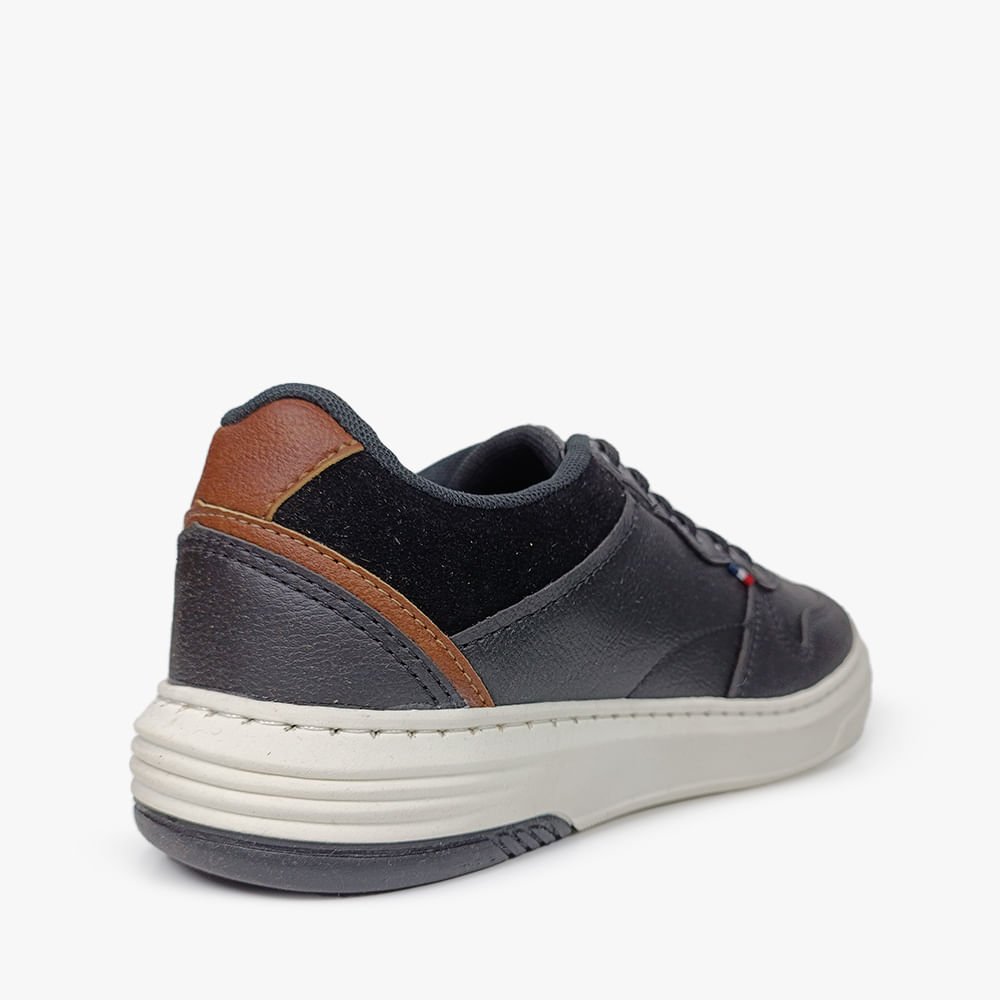 Sapatênis Confort Way Masculino Preto 3