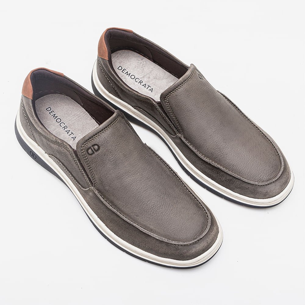 Sapatênis Slip On Leave Cinza 2