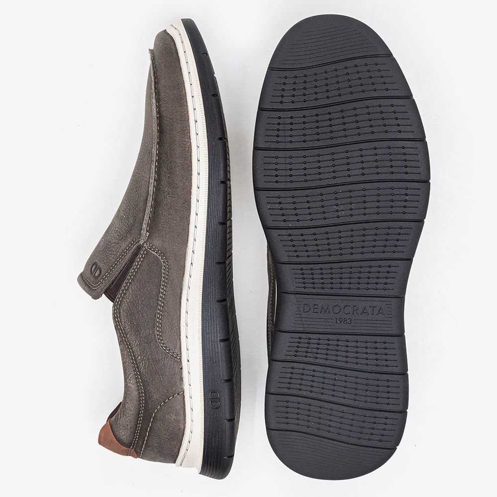 Sapatênis Slip On Leave Cinza 4