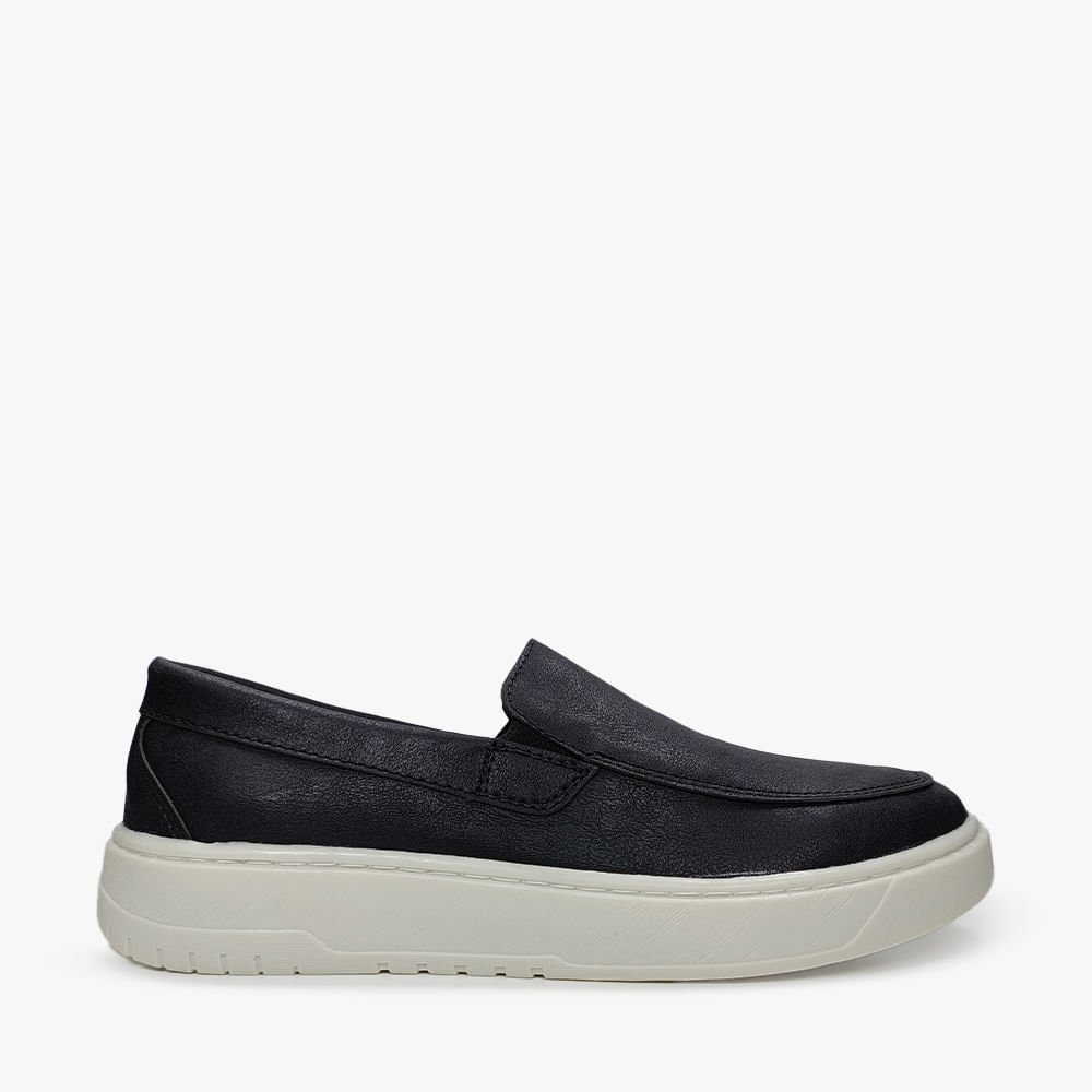 Sapatênis Loafer Casual Masculino Em Couro Solado EVA EROS