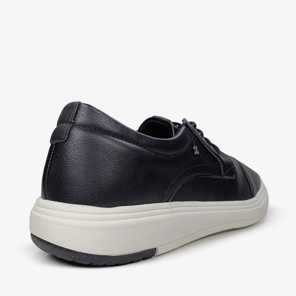 Sapatênis Freeland Cadarço Elástico Preto 3