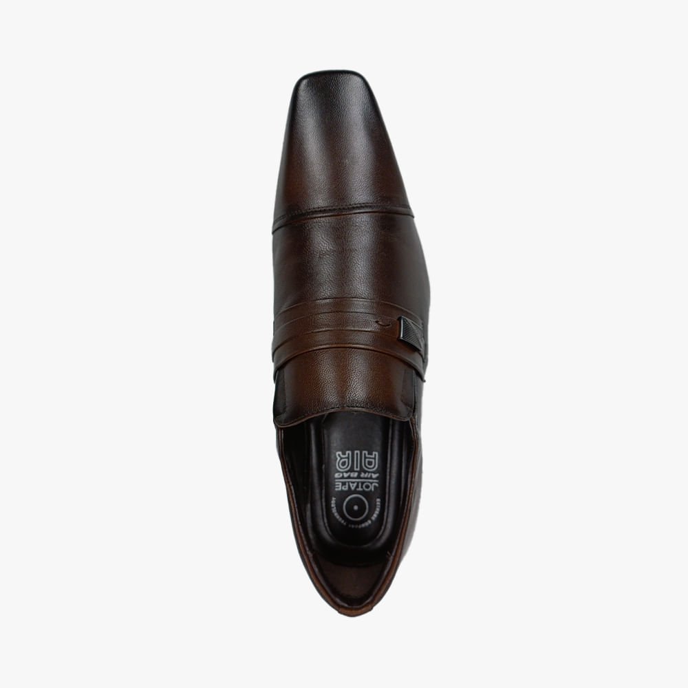 Sapato Social Air Bag com Fivela Marrom 2