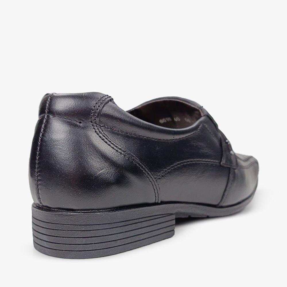 Sapato Social Fivela Couro Preto 3