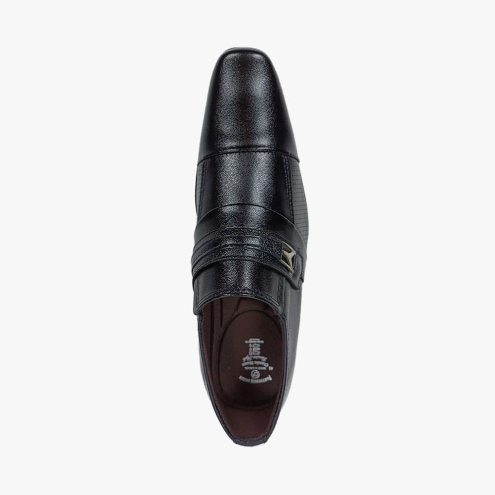 Sapato Social Bico Quadrado Masculino Preto 2