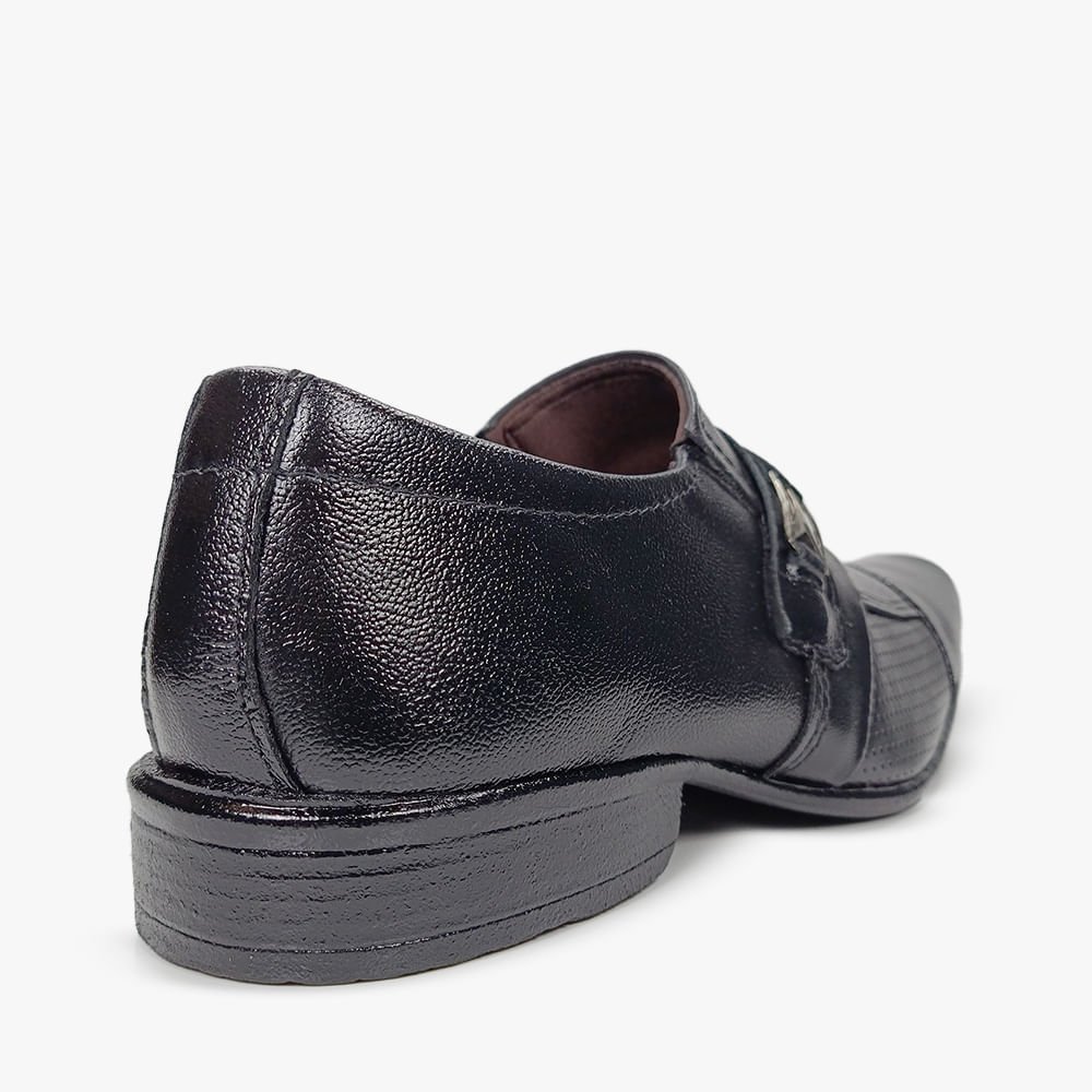 Sapato Social Bico Quadrado Masculino Preto 3