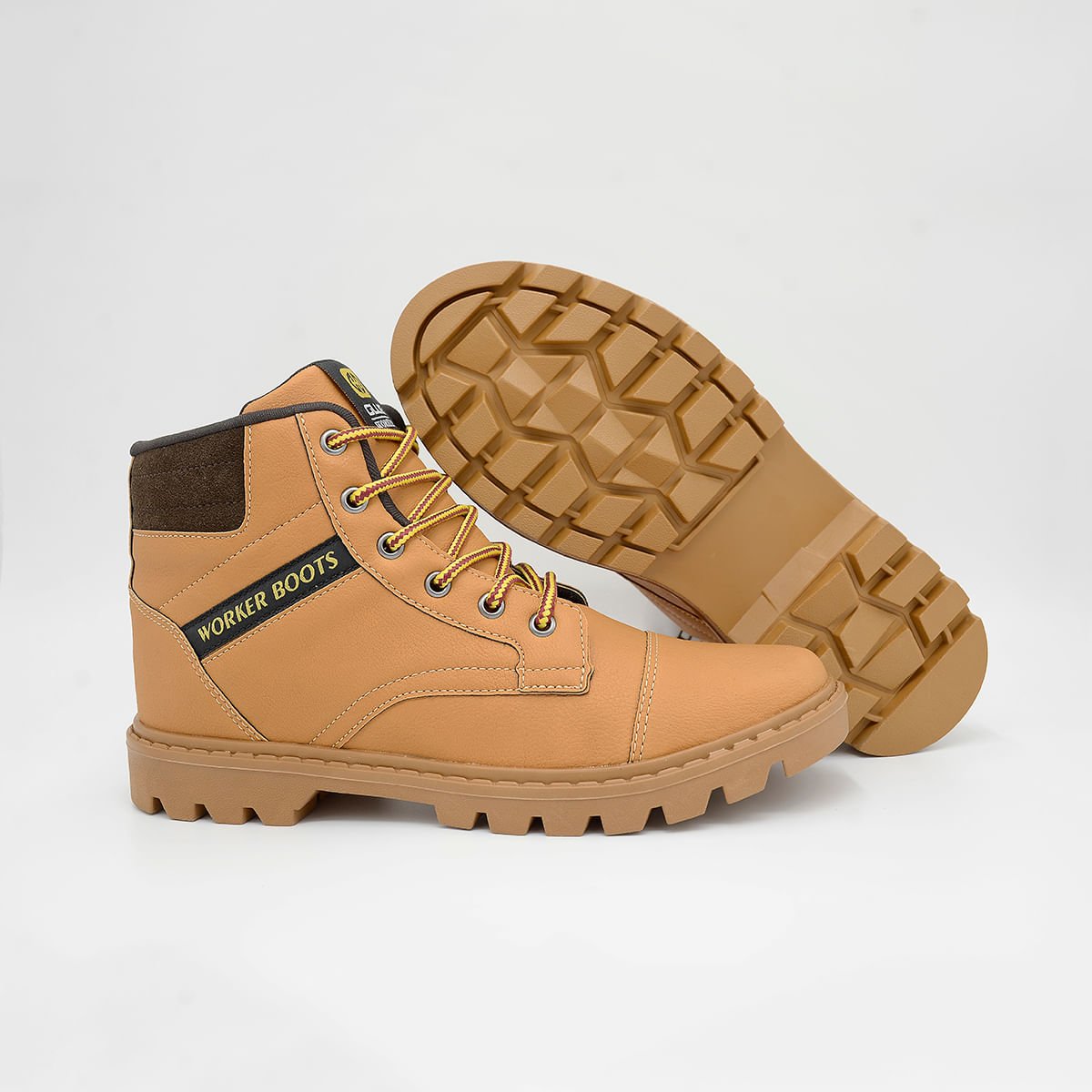 Bota  Esporte Sola Aniderrapante Amarelo 3