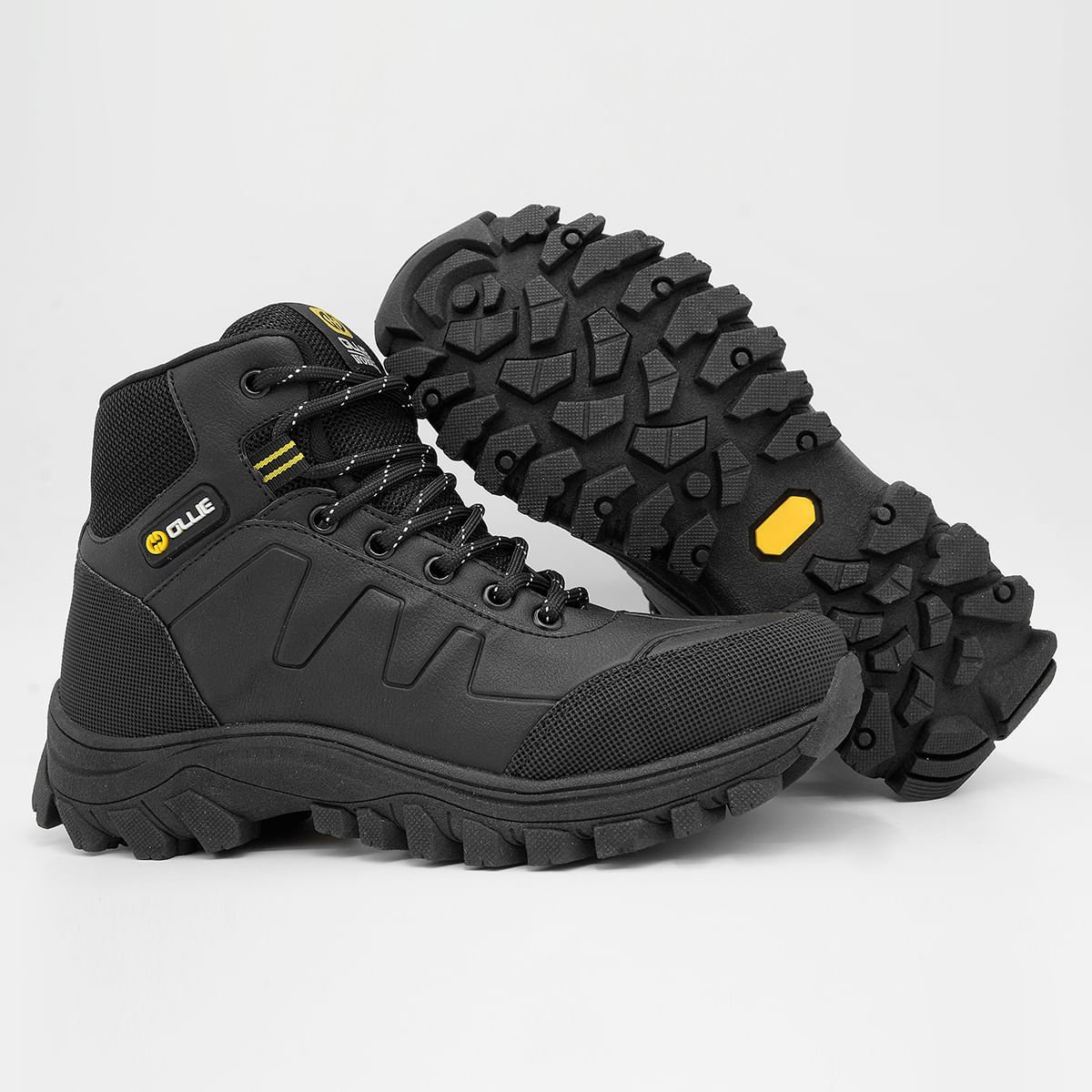 Bota Adventure Solado Tratorado Preto 3