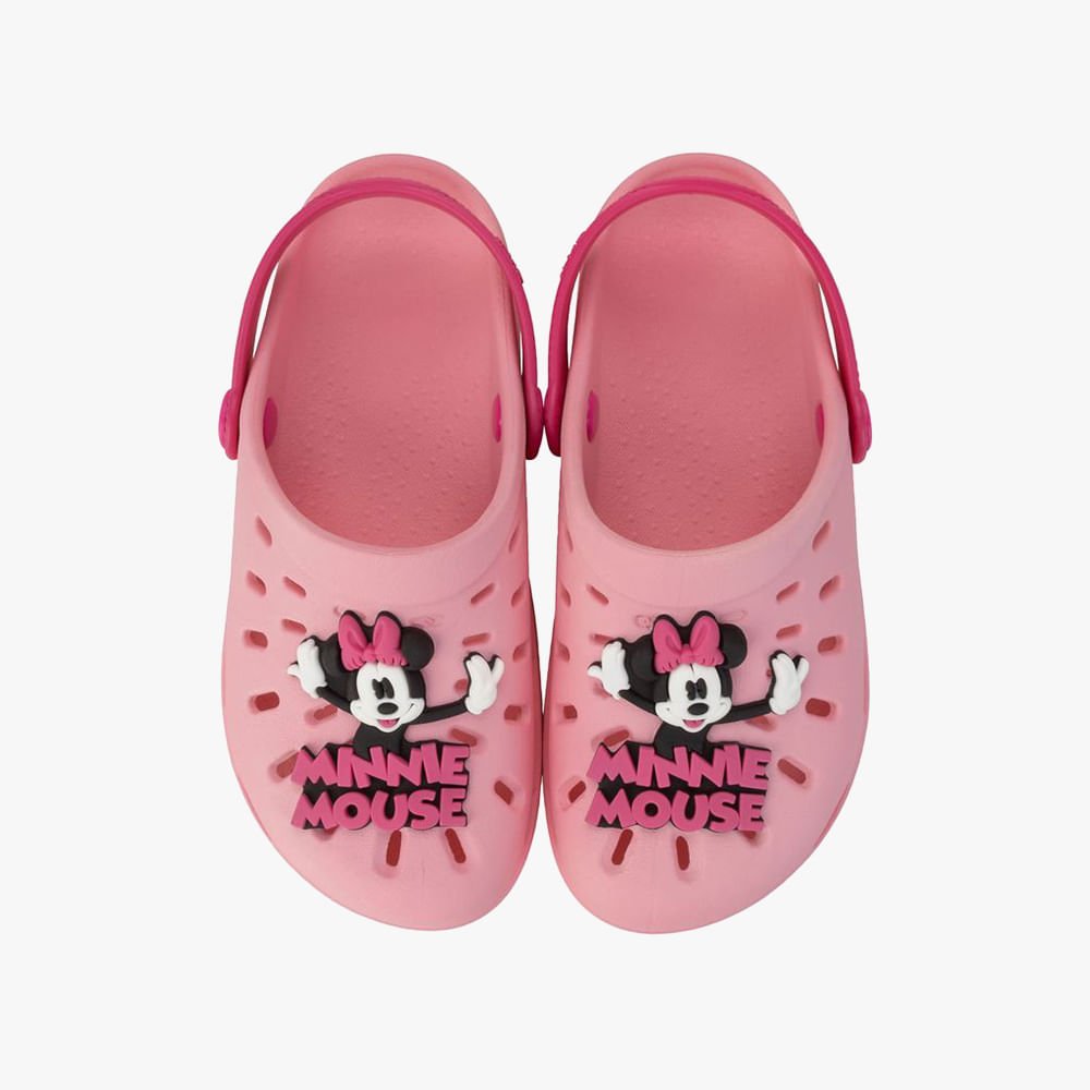 Sandália Babuche Infantil Estilo Crocs Rosa 2