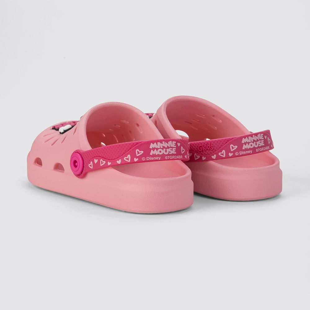 Sandália Babuche Infantil Estilo Crocs Rosa 4