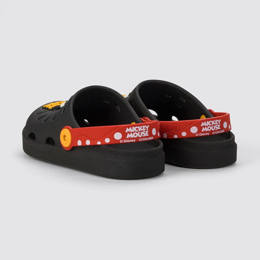 Sandália Babuche Infantil Estilo Crocs Preto 4