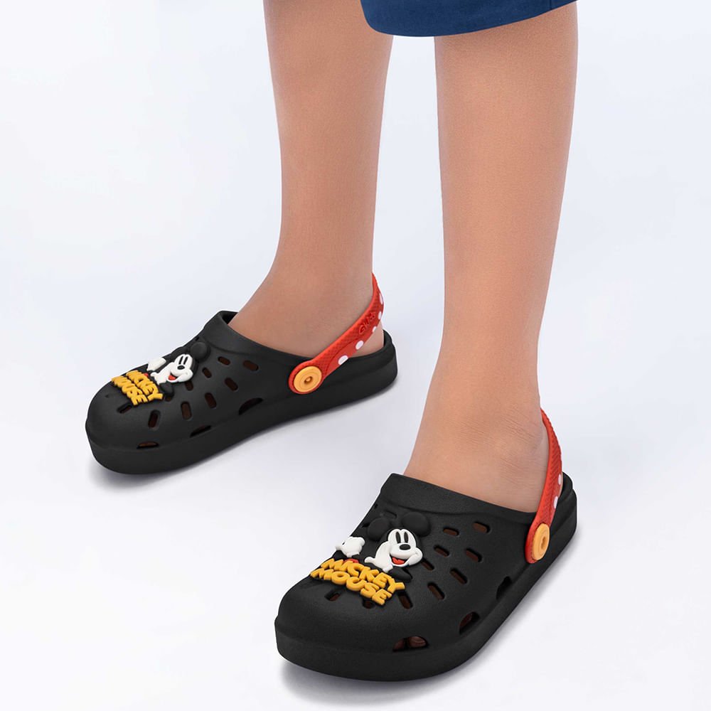 Sandália Babuche Infantil Estilo Crocs Preto 5