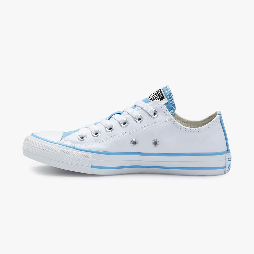 Tênis All Star Converse Chuck Taylor Stitch Juvenil Branco 2