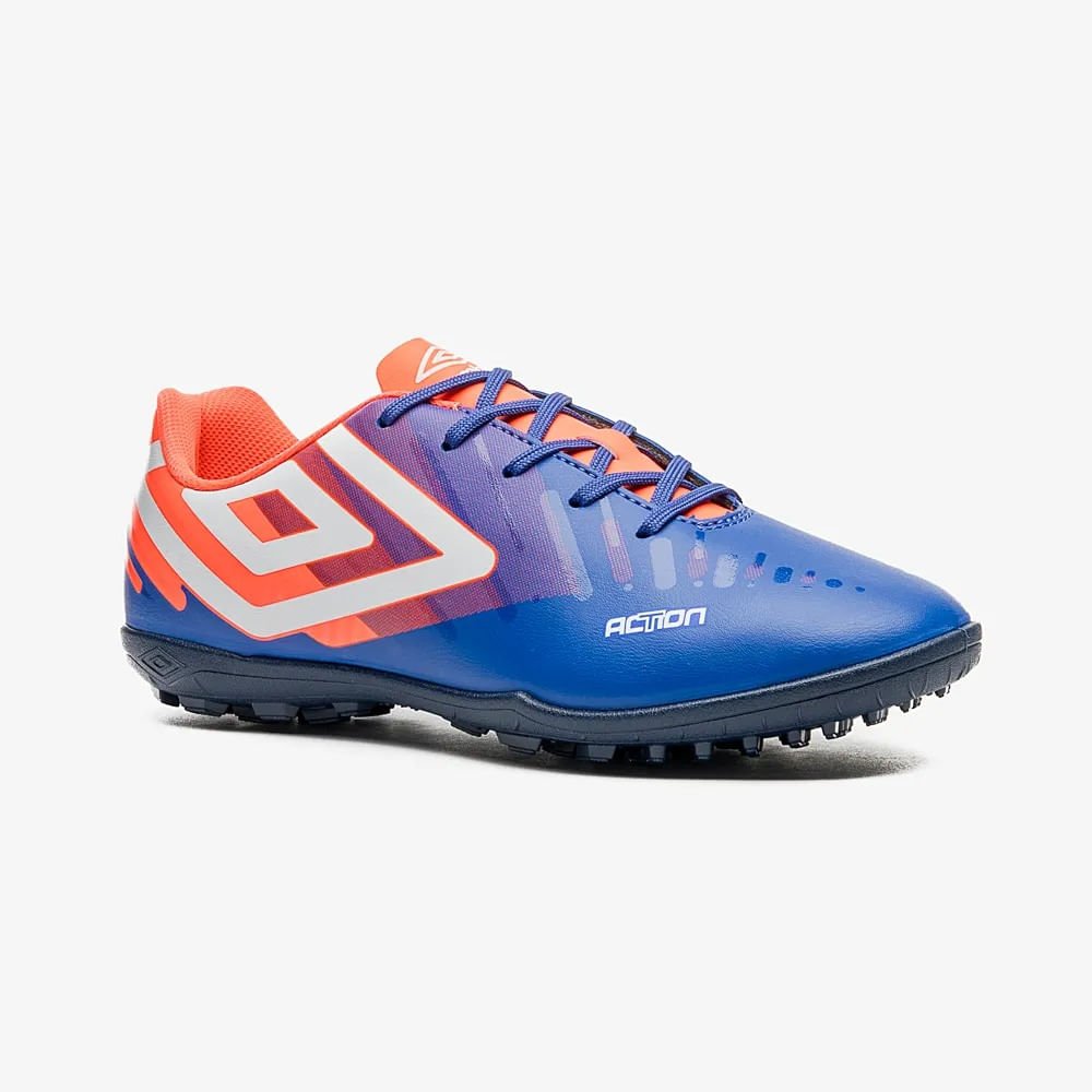 Chuteira Campo Umbro Action Azul 3