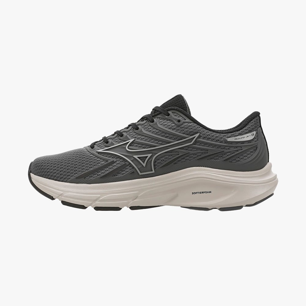 Tênis Mizuno Jet 8 Corrida Masculino Cinza 3