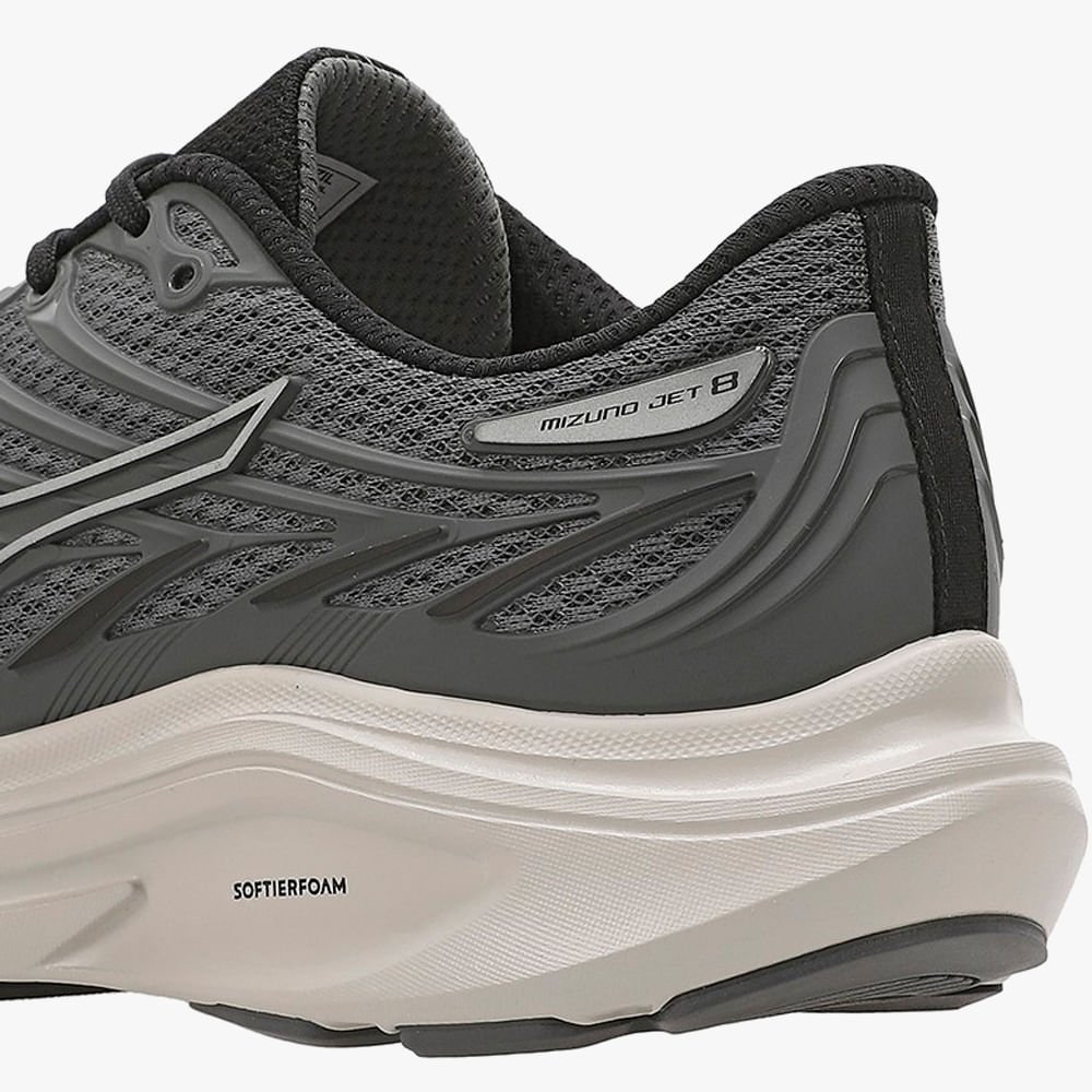 Tênis Mizuno Jet 8 Corrida Masculino Cinza 6
