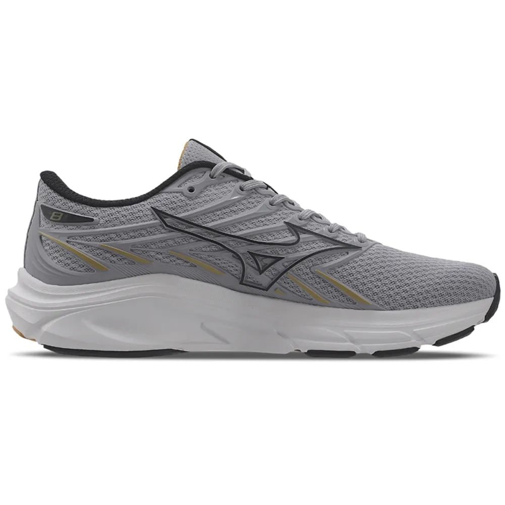 Tênis Mizuno Jet 8 Corrida Masculino Cinza 1